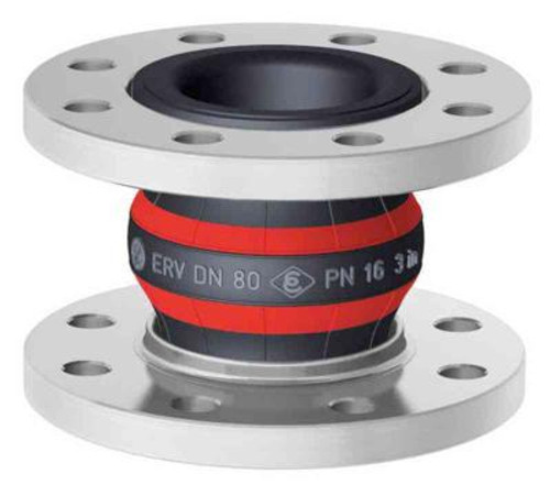 Gummikompensator Elaflex Rotex EPDM rød ring
