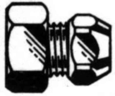 Kupling rett NIL 1/2" - 3/8"	