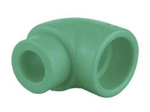 Albu 90° innvendig/utvendig, Blue pipe / Green pipe og tappevann