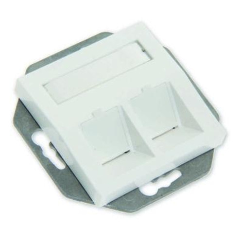 Senterplate 2xRJ45 Exxact Eurolan Senterplate 2xRJ45 Exxact Eurolan