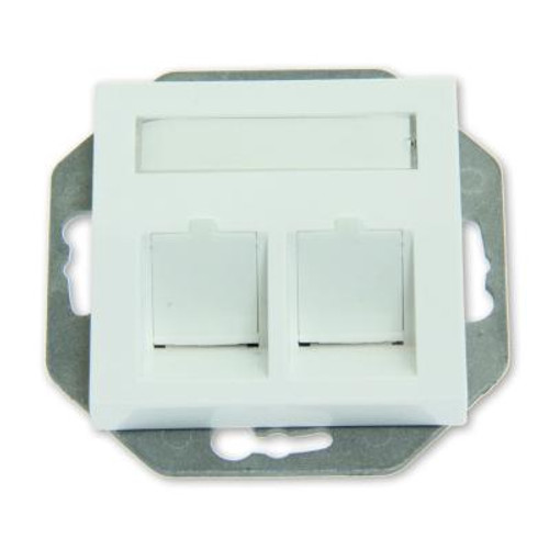 Senterplate 2XRJ45 Elko Eurolan Senterplate 2XRJ45 Elko Eurolan
