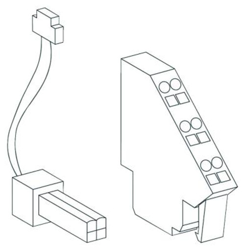 Inngang for spenningsmåling  Schneider fast bryter