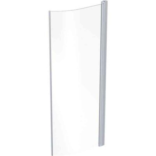 Dusjvegg Showerama 10-41 buet matt alu/klart glass, Porsgrund Dusjvegg Showerama 10-41 buet matt alu/klart glass, Porsgrund