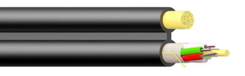 Fiberkabel ute Draka QXWE-D7.0/B1.3-AERIA