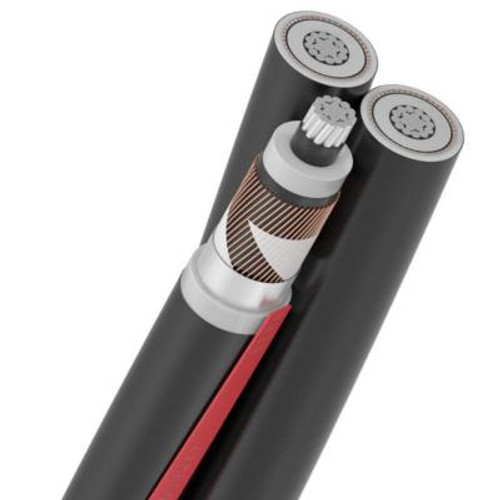 TSLF 24kV enleder x 3 PEX isolert kabel med Al-leder m/merkeb. Nexans