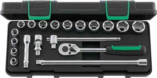 Pipesett 3/8" Stahlwille 19 deler