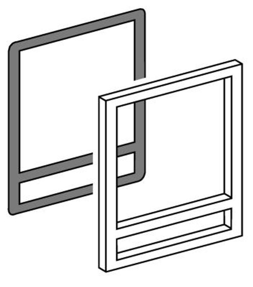 Dørramme for effektbyter Schneider Masterpact