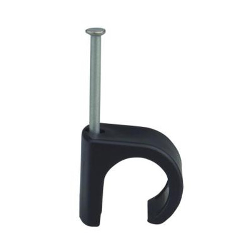 Plastklips spiker Castor Svart