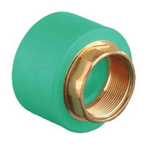 Overgangsmuffe hexagon innvendig, Blue pipe / Green pipe og tappevann