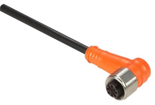 Plugg/kabel PVC M12/4p hun vinkel 5m Plugg/kabel PVC M12/4p hun vinkel 5m