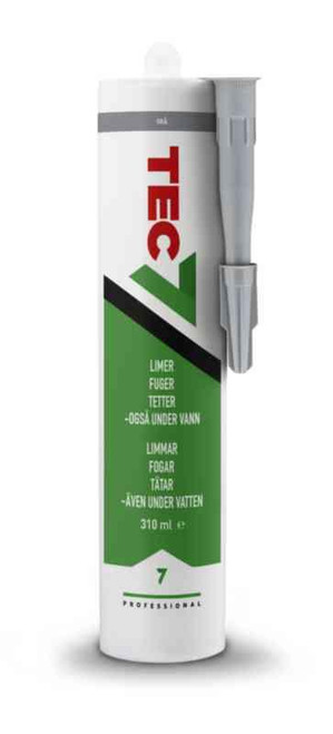 Fugemasse Tec7 Relekta 310ml grå patron Fugemasse Tec7 Relekta 310ml grå patron