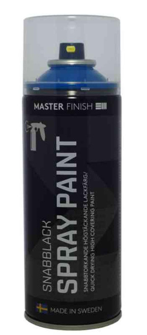 Spraymaling Master 400ml 1009 Blå Blank Spraymaling Master 400ml 1009 Blå Blank