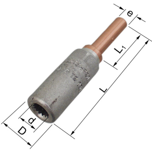 Pinnhylse Al/Cu AKP 25 