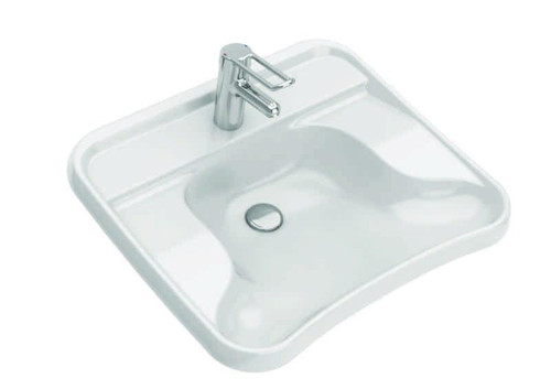 PB funksjon servant 575x660 u/overløp m/kranhull tiltbar PB funksjon servant 575x660 u/overløp m/kranhull tiltbar
