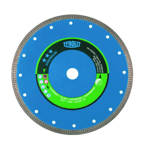 Diamantkappeskive Premium DCT Tyrolit Ø350X2.0X35mm flis Diamantkappeskive Premium DCT Tyrolit Ø350X2.0X35mm flis