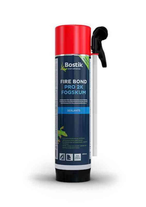 Brannfugeskum Fire Bond Bostik foam 2K Proff 0.4L