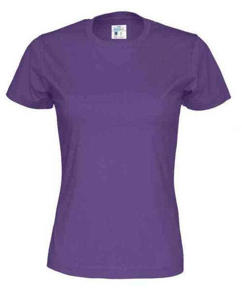 T-skjorte dame Cottover Lilla str 2XL T-skjorte dame Cottover Lilla str 2XL