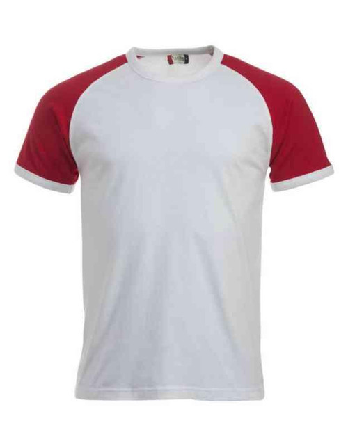T-skjorte Clique Classic-T Rød str XL T-skjorte Clique Classic-T Rød str XL