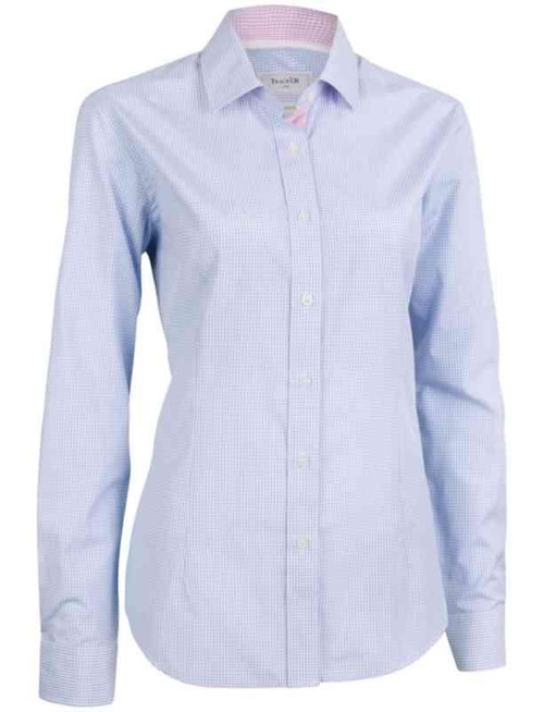 Skjorte Tracker Cotton Blend dame lysblå str 2XL Skjorte Tracker Cotton Blend dame lysblå str 2XL
