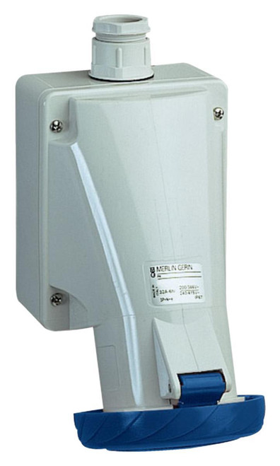 Vegguttak. stor 32A 3P+J 230V Vegguttak. stor 32A 3P+J 230V