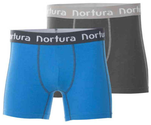 Boksershorts BS Nortura 2pk kornblå/koksgrå str XL Boksershorts BS Nortura 2pk kornblå/koksgrå str XL