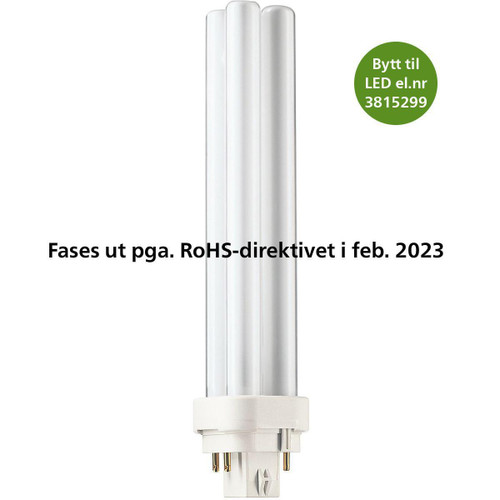 Kompaktlysrør PL-C 26W/830-4P Kompaktlysrør PL-C 26W/830-4P