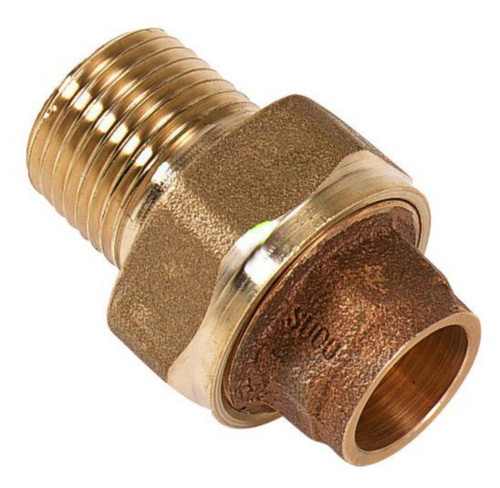 22mm x 3/4" rødgods tippunion 4143G 22mm x 3/4" rødgods tippunion 4143G