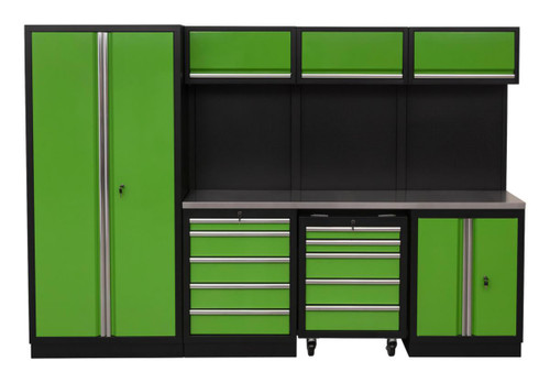 Garasjeinnredning Pela / grønn/svart