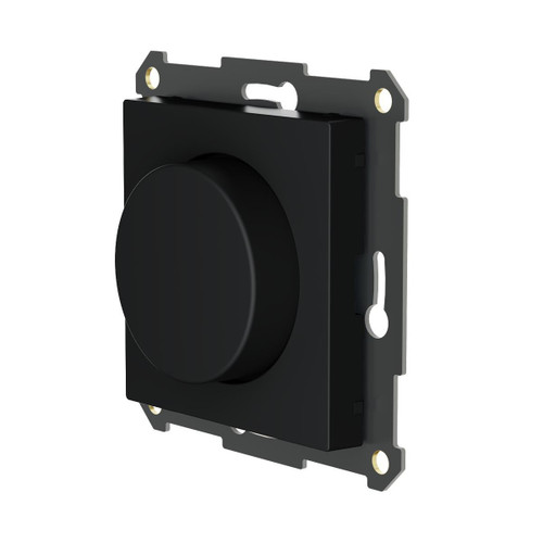 Trådløs vri AB. svart Wireless rotary button enables