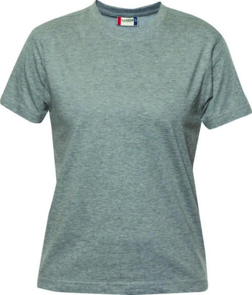 T-skjorte W Premium-T grå S Bom. 180g/m2 T-skjorte W Premium-T grå S Bom. 180g/m2