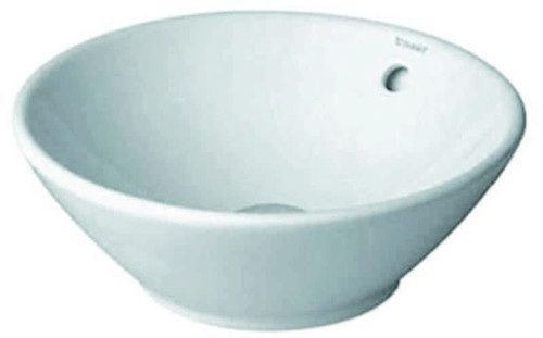 Bacino servant. 42 cm m/overløp. u/kranhull Bacino servant. 42 cm m/overløp. u/kranhull
