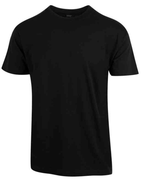T-skjorte YOU Classic Svart str L T-skjorte YOU Classic Svart str L