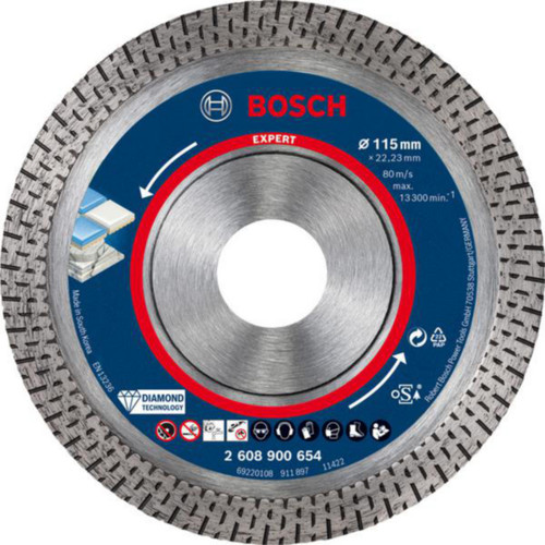 Diamantkappeskive Bosch Bosch Hard Ceramic Ø115mm Diamantkappeskive Bosch Bosch Hard Ceramic Ø115mm