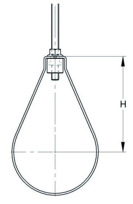 88.9 mm sprinklerhenger M10. VdS. galvanisert