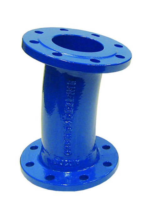 DN 300 x 11° flensebend PN10 bgl=175x175mm Blå epoxy