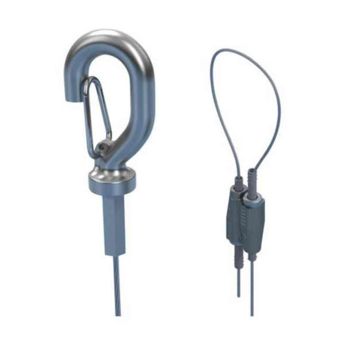 Speed Link 3mm wire. 3m. Lev. m/ krok og lås. 90kg Speed Link 3mm wire. 3m. Lev. m/ krok og lås. 90kg