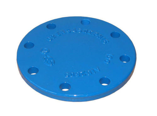 DN 50 blindflens Blå epoxy PN10/16 DN 50 blindflens Blå epoxy PN10/16