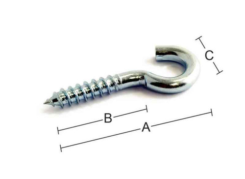Lampekrok 23 Habo 64mm elforsinket Lampekrok 23 Habo 64mm elforsinket