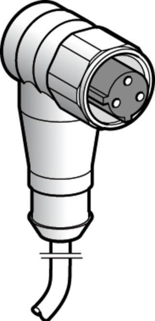 Plugg/kabel Ø8/3p hun vinkel 5m Plugg/kabel Ø8/3p hun vinkel 5m