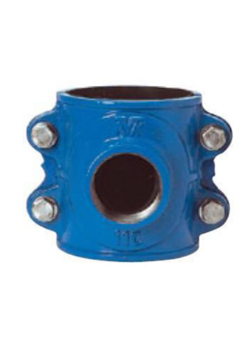 125 mm x 2" AVK anb.klammer m/epoxy f/PVC og PE