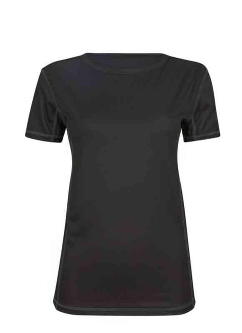 T-skjorte dame Tracker Cool svart str L T-skjorte dame Tracker Cool svart str L