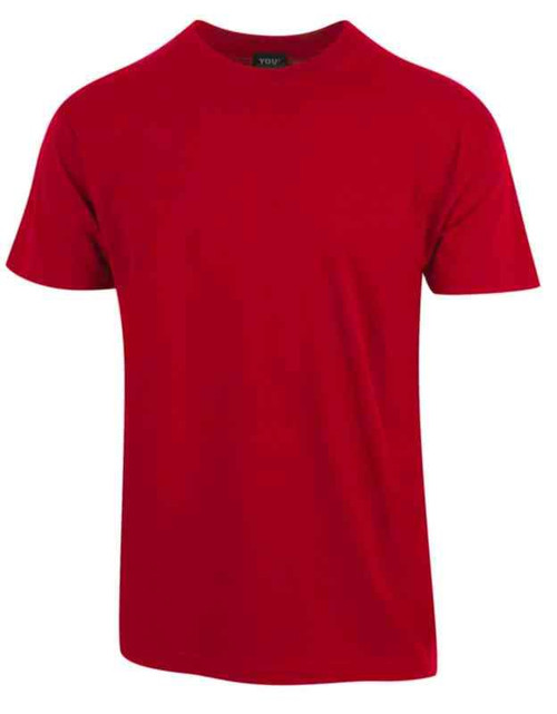 T-skjorte YOU Classic Rød str 6XL T-skjorte YOU Classic Rød str 6XL