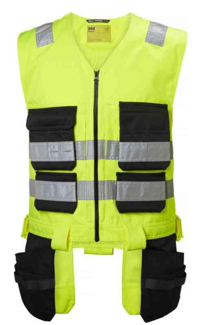Håndverksvest HH Alna HiVis kl.1 gul/koksgrå str XL Håndverksvest HH Alna HiVis kl.1 gul/koksgrå str XL