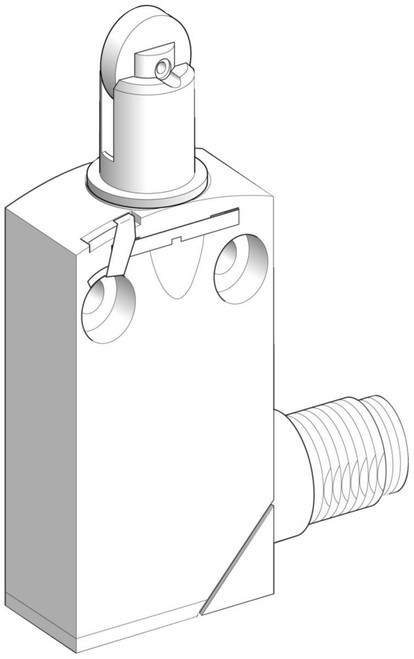 Endebryter met.stempel m/rulle Endebryter met.stempel m/rulle