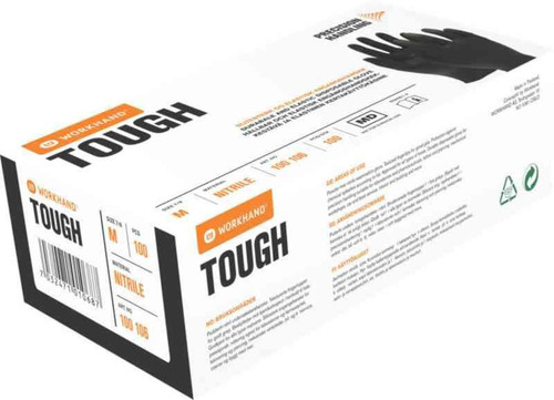Engangshanske nitril Workhand Dry Tough str 7 Engangshanske nitril Workhand Dry Tough str 7