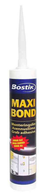 Monteringslim Maxi Bond Bostik 0.29L off-white Monteringslim Maxi Bond Bostik 0.29L off-white