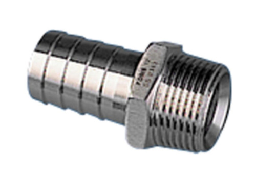 1/4"x8.5 slangenippel R-144. EN 1.4401/316