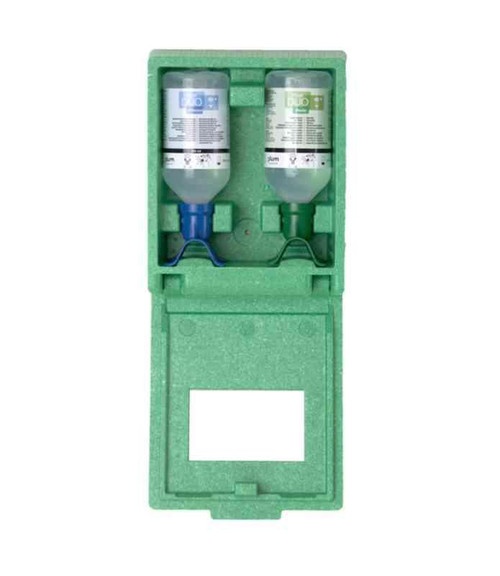 Øyedusjstasjon Plum Combibox Duo 2X500ml flasker Øyedusjstasjon Plum Combibox Duo 2X500ml flasker