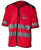 Refleksvest Veidekke HiVis kl.3 rød/svart str XL Refleksvest Veidekke HiVis kl.3 rød/svart str XL