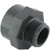 40 x 32 mm x 3/4" PVC overg. muffenippel KIFV utv./innv.lim 40 x 32 mm x 3/4" PVC overg. muffenippel KIFV utv./innv.lim
